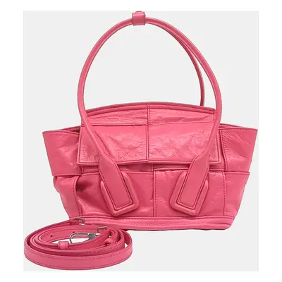 Bottega Veneta Pink Leather Arco Mini bag