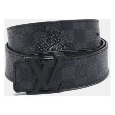 Louis Vuitton Damier Graphite Canvas LV Initiales Belt