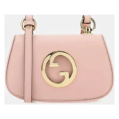 Gucci Pink Pink Leather Gucci Blondie Crossbody Bag