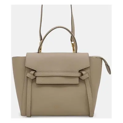 Celine Light Taupe Calf Leather Micro Belt Shoulder Bag