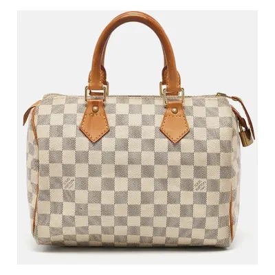 Louis Vuitton Damier Azur Canvas Speedy Bag