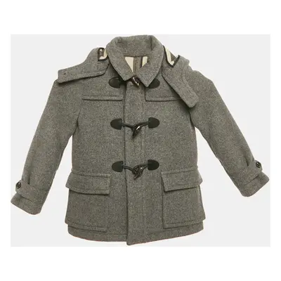 Burberry Children Wool Felt Hooded Duffle Coat Yrs