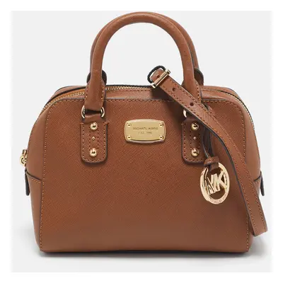 Michael Kors Brown Leather Mini Satchel