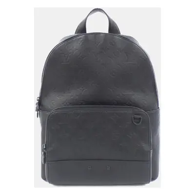 Louis Vuitton Black Calfskin Monogram Shadow Racer Backpack