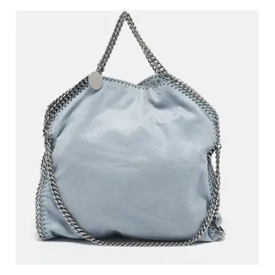 Stella McCartney Light Blue Faux Suede Small Falabella Tote