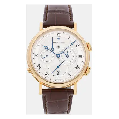 Breguet Silver 18k Yellow Gold Classique Automatic Men's Wristwatch mm