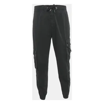 Dolce & Gabbana Black Cotton Cargo Pants