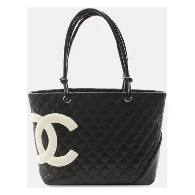 Chanel Black Cambon Ligne Tote