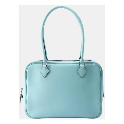 Hermes Plume Blue Atoll Swift Leather Size Mini