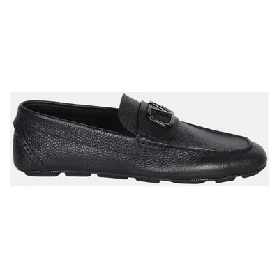 Valentino Black Driver Vlogo Loafers IT