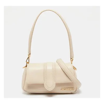 Jacquemus Beige Padded Leather Le Petit Bambimou Shoulder Bag