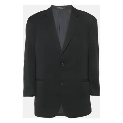 Hugo Boss Vintage Blue Wool Single Breasted Blazer