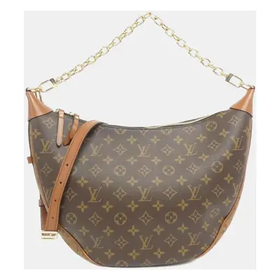 Louis Vuitton Monogram Reverse Canvas Loop Hobo Bag