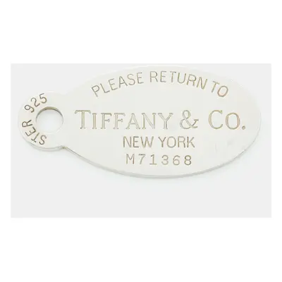 Tiffany & Co. Return To Tiffany Oval Tag Sterling Silver Pendant