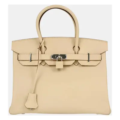 Hermes Off-white Epsom Birkin Handbag