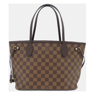 Louis Vuitton Brown Damier Neverfull PM ToteBag