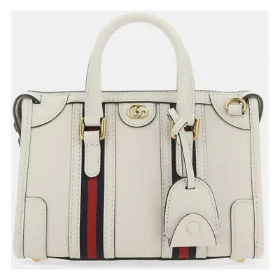 Gucci Leather Web Handbag