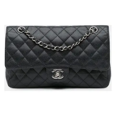 Chanel Black Medium Classic Caviar Double Flap