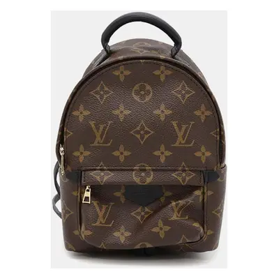 Louis Vuitton Palm Springs Noir Monogram Size Mini Backpack