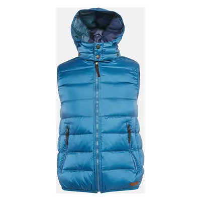 Burberry Brit Blue Synthetic Hooded Down Vest