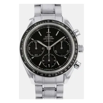 Omega Black Stainless Steel Speedmaster Racing 326.30.40.50.01.001 Automatic Men's Wristwatch