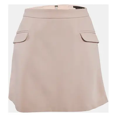 Alice + Olivia Pink Crepe Mini Skirt