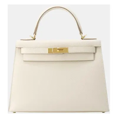 Hermes Craie Epsom Leather Kelly Tote Bag