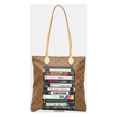 Louis Vuitton Brown Monogram Reverse VHS Tape Carry It