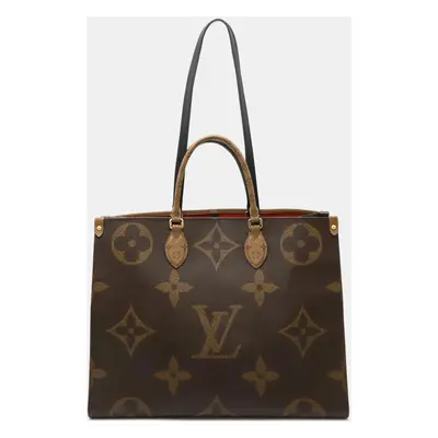 Louis Vuitton Brown Monogram Canvas GM Onthego Tote Bag