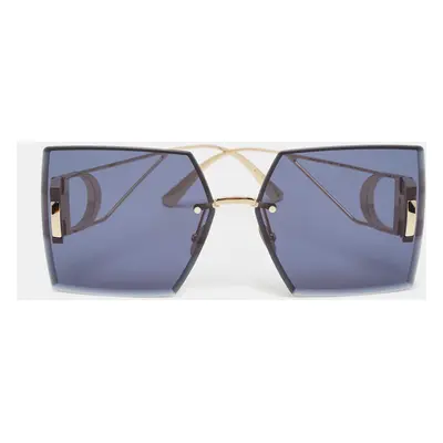 Dior Blue/Gold Montaigne S7U Square Sunglasses