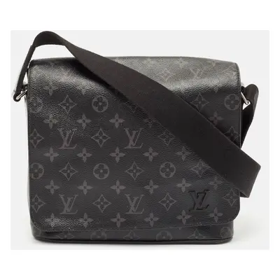 Louis Vuitton Monogram Eclipse Canvas District PM Bag