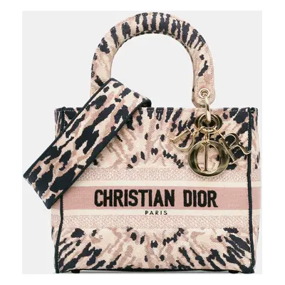 Dior Pink Medium Tie-Dye Lady D-Lite