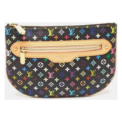 Louis Vuitton Black/Multicolor Canvas Plate Pochette