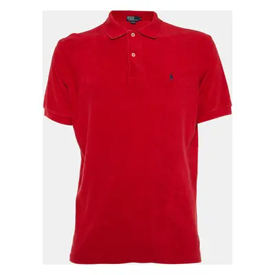 Polo Ralph Lauren Red Cotton Polo T-Shirt