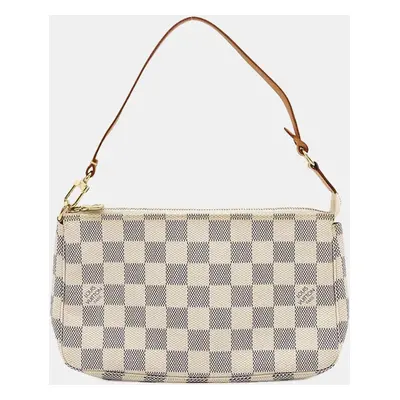 Louis Vuitton Beige Damier Azur Pochette Accessoires