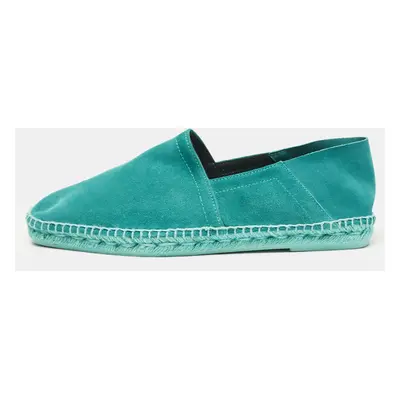 Tom Ford Blue Suede Barnes Slip On Espadrille Size