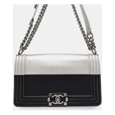 Chanel Black Boy Chanel Leather Shoulder Bag