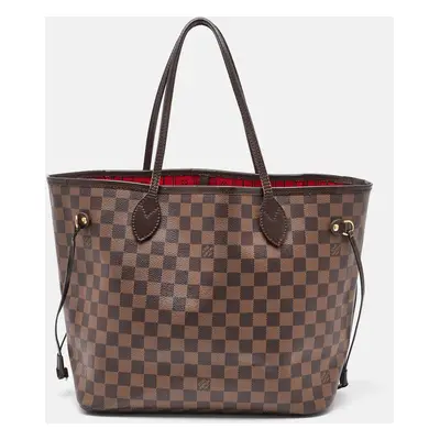 Louis Vuitton Damier Ebene Canvas Neverfull MM Bag