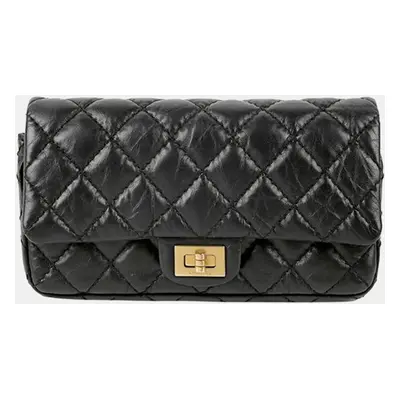 Chanel Black Vintage Calfskin 2.55 Bag