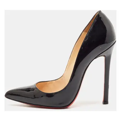 Christian Louboutin Black Patent Leather So Kate Pumps Size