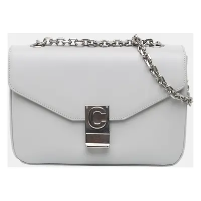 Celine White Medium Leather C Bag