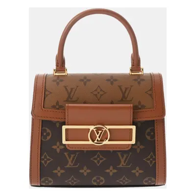 Louis Vuitton Brown Monogram Reverse Canvas Dauphine Shoulder Bag