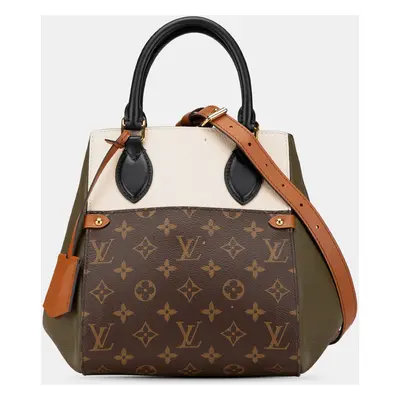 Louis Vuitton Brown Monogram Fold Tote PM