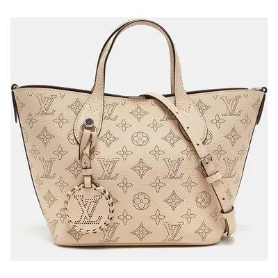 Louis Vuitton Creme Monogram Mahina Leather Blossom PM Bag