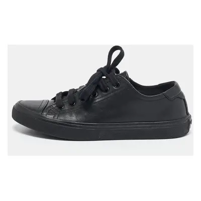 Saint Laurent Black Leather Bedford Sneakers Size