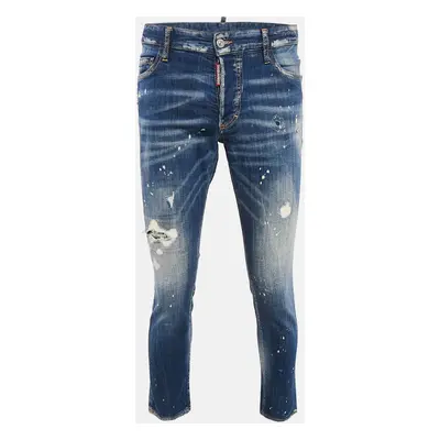 Dsquared2 Blue Distressed Denim Jeans Waist 31"