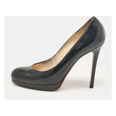 Christian Louboutin Black Patent Leather Simple Pumps Size