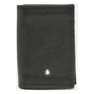 Montblanc Black Leather Meisterstuck Soft Business Card Holder