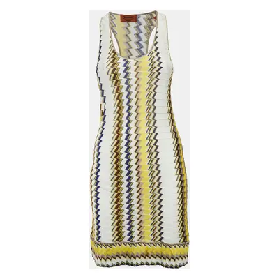 Missoni Mare Multicolor Chevron Knit Cover-Up Short Dress