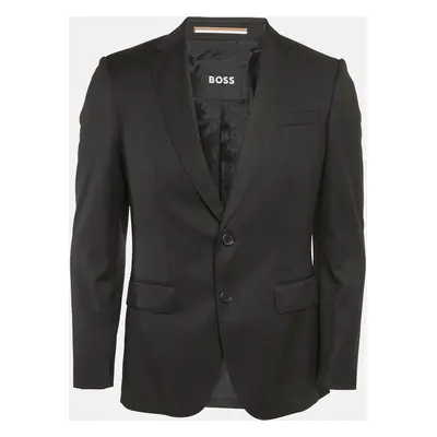 Boss By Hugo Boss Black Gabardine Single Breasted Blazer